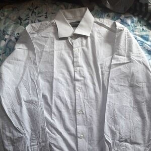 Kenneth Cole Crisp White Dress Shirt